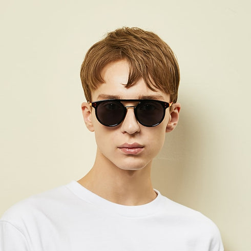 Round PC or CP Men's Sunglasses Telde
